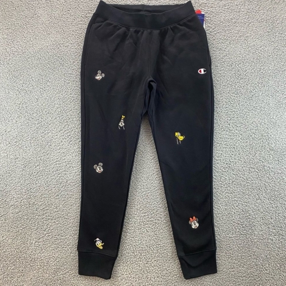 Champion Disney Women Medium Black Reverse Weave Characters Embroidered 122024 - Picture 3 of 13